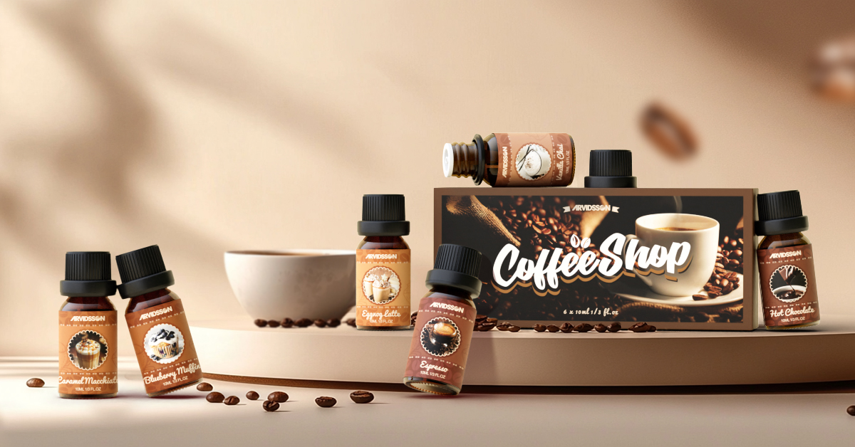 Amazon.com: ARVIDSSON Coffee Fragrance Oils Set, Premium Essential